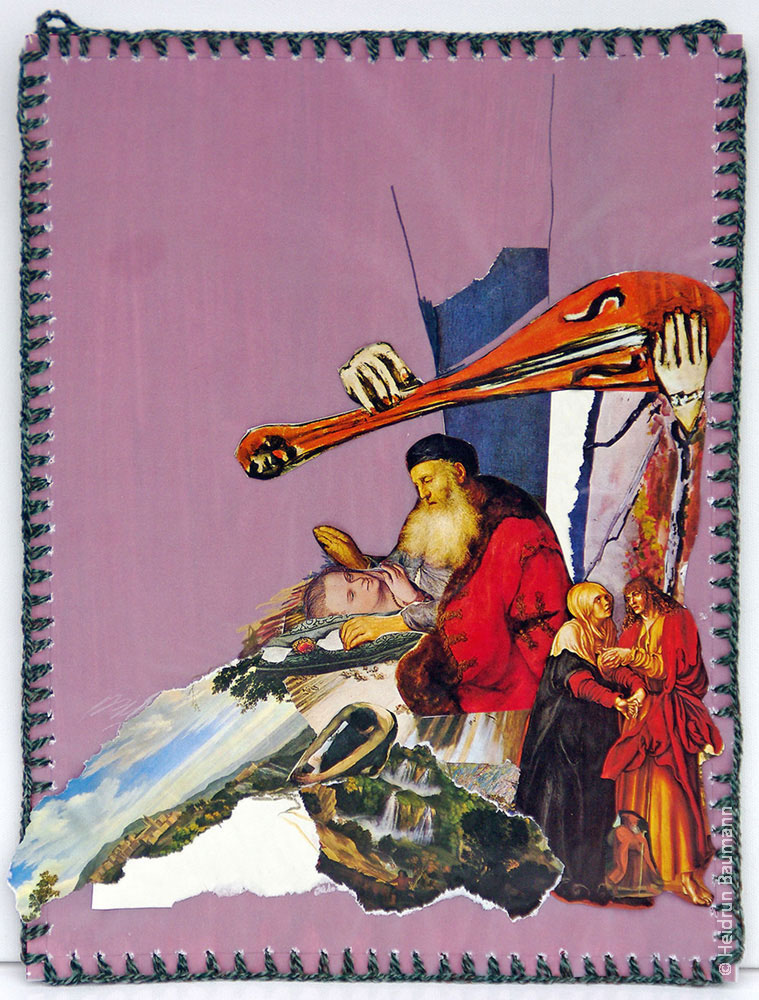 Dear Keepsake, 2010, Collage, Mixed Media auf Papier, 42 x 29,7 cm